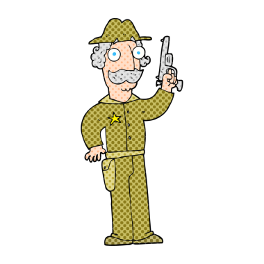 Orijinal serbest çizgi film şerifi