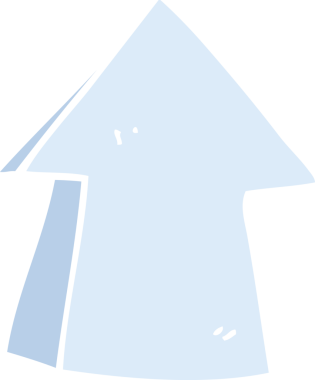 Orijinal karalama işaretli ok