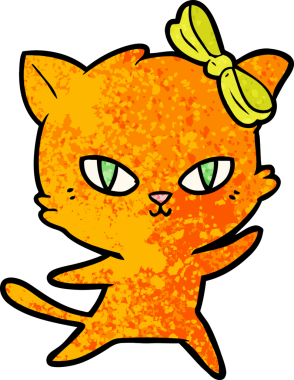 Orijinal şirin çizgi film kedisi