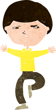 Orijinal el çizimi karikatür çizimi