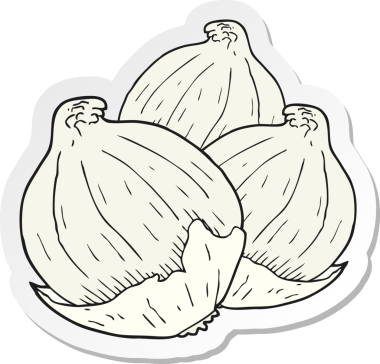 Çizgi film soğanının orijinal çıkartması