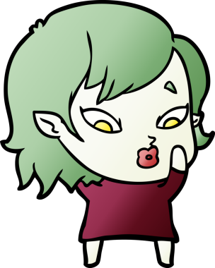 Orijinal şirin vampir kız çizgi filmi.