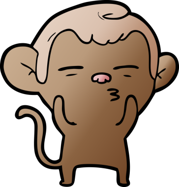 Orijinal şüpheli maymun çizgi filmi