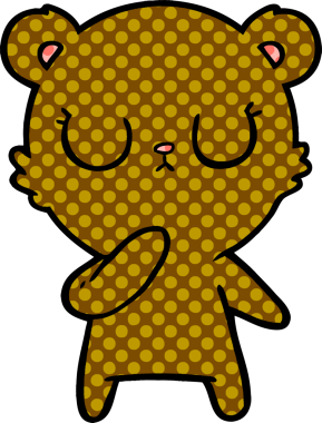 Orijinal ayı çizgi film çizeri