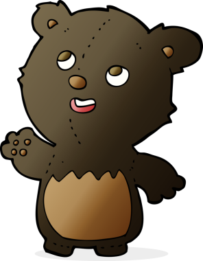 Orijinal çizgi film Mutlu küçük oyuncak ayı