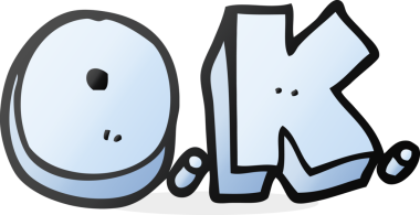 Orjinal serbest çizim çizgi film sözcüğü Tamam