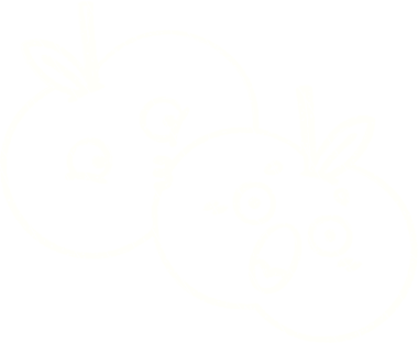 Orijinal Meyve Tebeşiri Çizimi