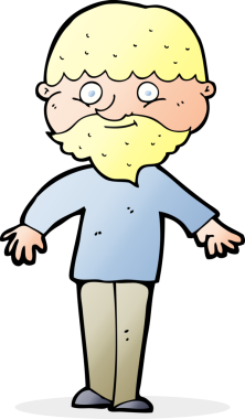 Orijinal mutlu adam çizgi filmi.