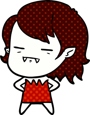 Orijinal ölümsüz vampir kız çizgi filmi