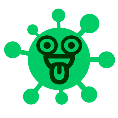 Orijinal çılgın bakışlı virüs