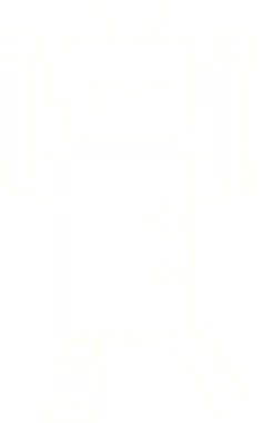 Orijinal Robot Tebeşiri Çizimi