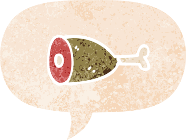 Konuşma baloncuklu orijinal çizgi film eti grunge sıkıntı retro desenli stil