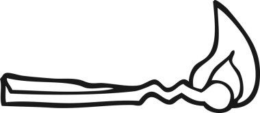 orijinal çizgi film yakma kibriti