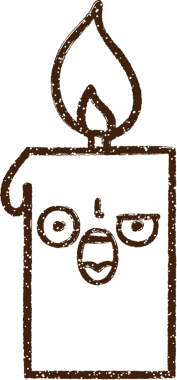 Orijinal Mum Kömür Çizimi