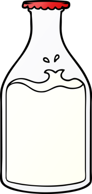 Orijinal süt şişesi.