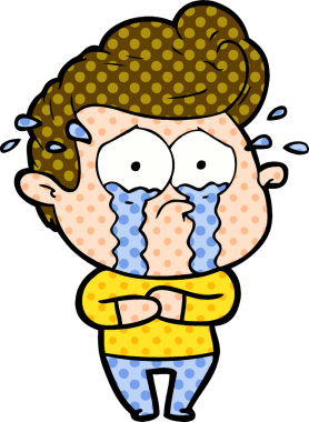 Orijinal ağlayan adam.