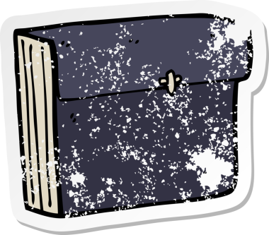 Bir karikatür iş dosyasının özgün gerilimli yapıştırması