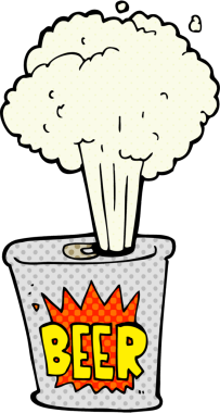 Orijinal çizgi film bira kutusu