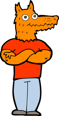 Orijinal tilki adam.