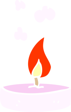 Orijinal karikatür karalama kokulu mum