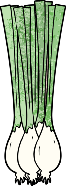 Orijinal taze soğan çizgi filmi.