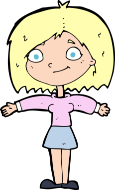 Orijinal mutlu kız çizgi filmi