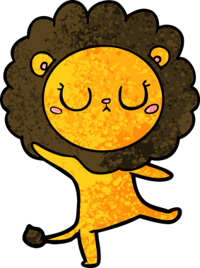 Orijinal aslan dansı.