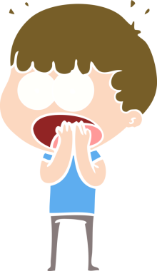 Orijinal düz renkli çizgi film adamı şoke etti