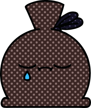 Orijinal çizgi roman tarzı çuval.