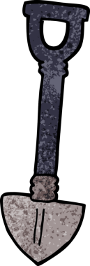 Orijinal karikatür küreği