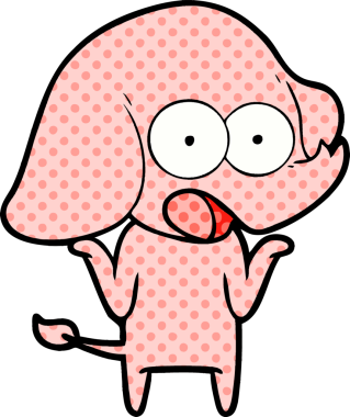 Orijinal şirin çizgi film fili