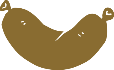 Orijinal bir sosis karalaması.