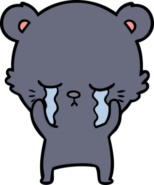 Orijinal ağlayan ayı çizgi film çizeri