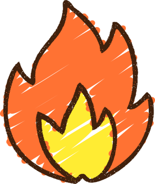 Orijinal Ateş Tebeşiri Çizimi