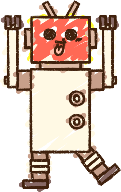 Bir insan tarafından çizilmiş orijinal Robot Tebeşiri