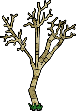 Orijinal kış ağacı.