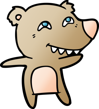 Orijinal ayı çizgi film çizeri