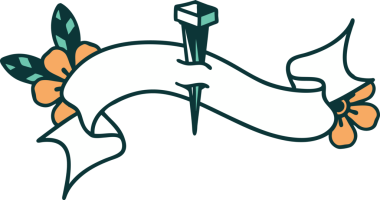 Demir çivi dövmeli orjinal geleneksel dövme