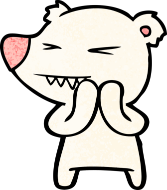 Orijinal kızgın kutup ayısı çizgi filmi