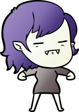 Orijinal ölümsüz vampir kız çizgi filmi