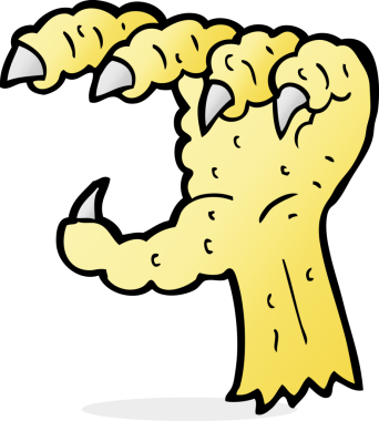 Orijinal çizgi film kuş pençesi