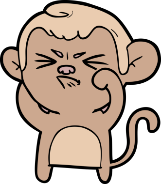 Orijinal kızgın maymun çizgi filmi