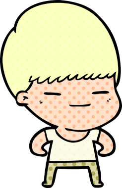 Orijinal kendini beğenmiş çocuk.