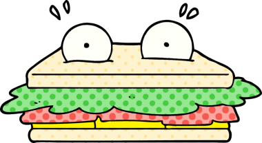 Orijinal sandviç çizgi film karakteri