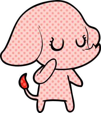 Orijinal şirin çizgi film fili