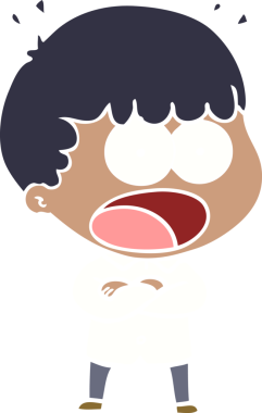 Orijinal düz renkli çizgi film adamı şoke etti