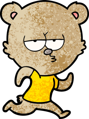 Orijinal ayı çizgi film çizeri