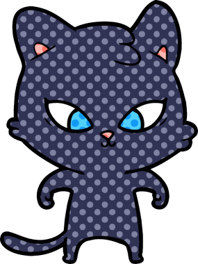 Orijinal şirin çizgi film kedisi