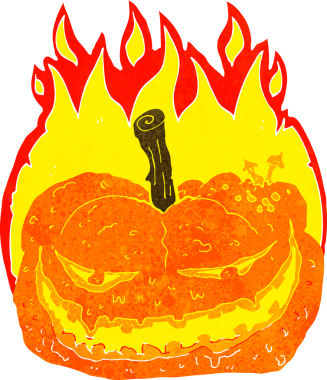 Orijinal Cadılar Bayramı Balkabağı çizgi filmi