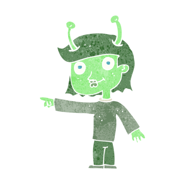 Orijinal uzaylı çizgi filmi